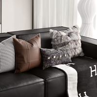 Bantal Sofa Tiff Home Gaya Modern 30*50cm Grosir Kelas Atas Dapat Disesuaikan Anti-Statis Tenun Bordir Pola Geometris