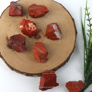 Piedra de Jaspe Rojo Natural al por Mayor, Cristal en Bruto Pulido para Fines Decorativos - Product Image 2