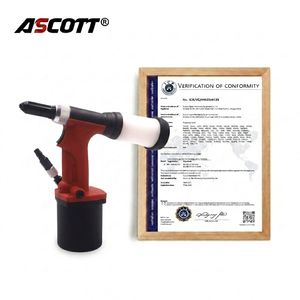 <span class=keywords><strong>Remachadora</strong></span> Neumática Autoaspirante ASCOTT 5018 S30 - Herramienta Profesional de Remachado Neumático con Caja Recolectora de Mandriles - Product Image 5
