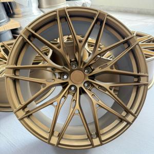 Cerchi in Lega di Alluminio Forgiati Personalizzati S21-02 Bronzo Opaco per BMW X3M X4M Audi RS6 RS7 Porsche Cayenne Macan Panamera <span class=keywords><strong>Taycan</strong></span> - Product Image 6