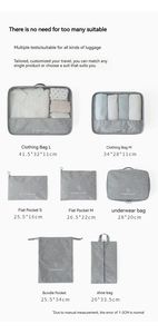 Organizador de Equipaje de Diseño Personalizado, Juego de 7 Cubos de Embalaje para Accesorios - Product Image 6