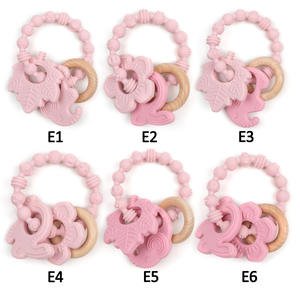 Jouet en silicone <span class=keywords><strong>gel</strong></span> pour les dents <span class=keywords><strong>de</strong></span> bébé <span class=keywords><strong>avec</strong></span> hochet Jouet doux pour l'entraînement des dents Jouets <span class=keywords><strong>de</strong></span> <span class=keywords><strong>dentition</strong></span> à mâcher Bracelet pour enfant Produit pour bébé - Product Image 6