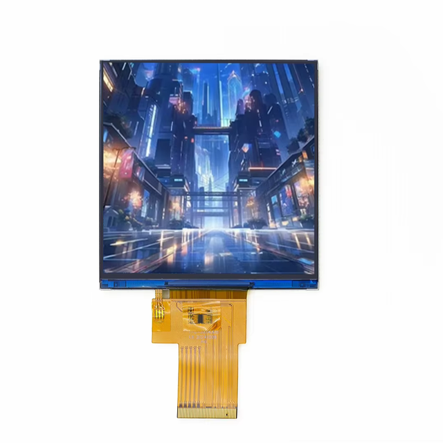 3.95 Inch square Tft Lcd Display 720x720 Resolution MIPI Interface Display Panel FL7703NI Drive IC 450 Nit Lcd Module