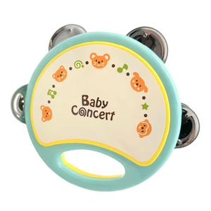 Jouet éducatif de tambourin pour les enfants âgés de 3 ans et plus Instrument de musique pour enfants pour favoriser le sens du rythme - Product Image 1