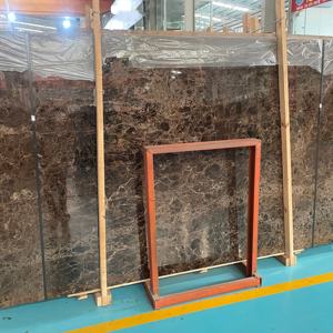 Dalles de marbre brun Emperador foncé classique espagnol pour carreaux de sol, panneaux de revêtement mural et éviers - Product Image 1