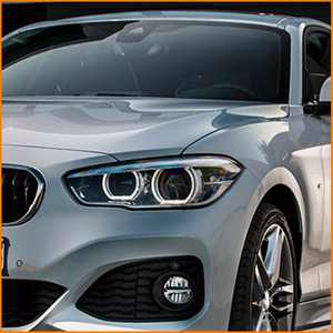 Phare de projecteur Bi-LED pour BMW Série 1 F20 F21 2015-2018, anneaux <span class=keywords><strong>halo</strong></span> Angel Eye Golden Eye, phare amélioré à double lentille - Product Image 5