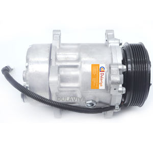 Compressor de Ar SANDEN 7V16 para <span class=keywords><strong>PEUGEOT</strong></span> 306 <span class=keywords><strong>406</strong></span> e CITROEN XANTIA 6453FE 6453GA 6453L5 9613260680 9640486480 1106 1227 SD7V16 - Product Image 3