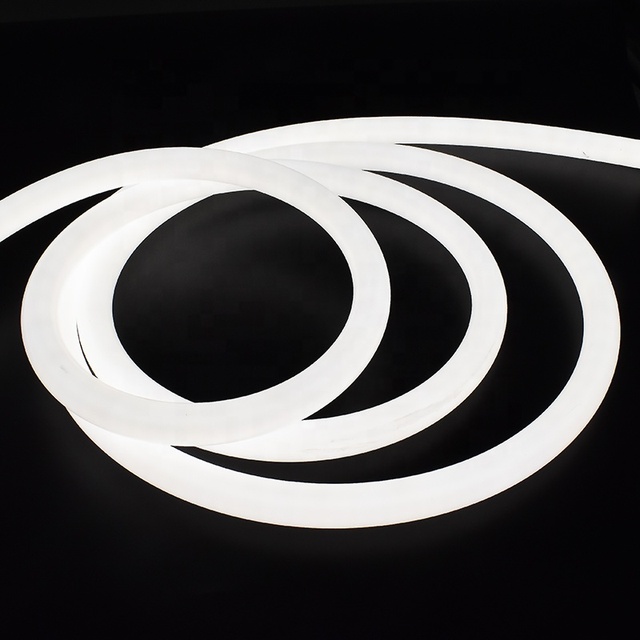 360 Degree Bright IP67 Silicone Tube LED Rope Light CRI90 3-Year Warranty Flexible Strip Light Diffuser Neon for Landscape Use