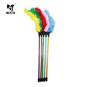 Love Flying <b>Cat</b> Feather Teaser Stick With Bell <b>Plush</b> Strip Interactive Toy For <b>Cats</b> Pet Playtime Fun - Product Image 2