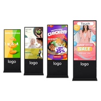 Pantalla Publicitaria Digital de 55 Pulgadas con Retroiluminación LED de Rango Completo y Punto de Acceso WiFi para un Marketing Eficaz