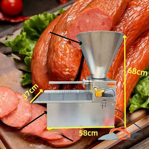 新型業務用自動電動ソーセージスタッファー充填機 304ステンレス鋼 500kg/h 容量 Guomipaiブランド - Product Image 4