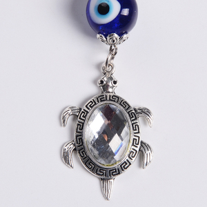Llavero hecho a mano en YIWU Nazar Kabbalah, tortuga, con ojo malvado, regalos para amigos, gran oferta - Product Image 2
