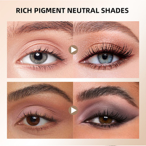 Paleta de Sombras de Ojos Mini <span class=keywords><strong>Serie</strong></span> <span class=keywords><strong>2</strong></span> de Alta Calidad, Paleta de Maquillaje de Ojos Mate de 6 Colores, Tonos Nude, Taupe, Marrón, Neutros - Product Image 6