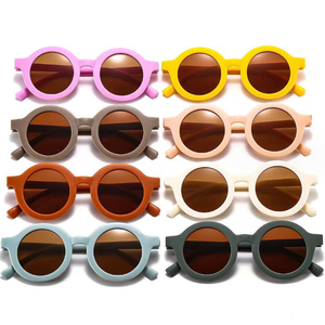 Nuovi Arrivi 2026: Occhiali da Sole Leggeri con Montatura Piccola, Set con Fascia per Capelli a Griglia Colorata e Girasole, Design Cartoonesco per Bambini, Protezione UV400 - Product Image 4