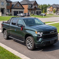 Barre de protection de benne pour Chevrolet Silverado 1500 2500, en acier carbone, robuste, porte-bagages noir, installation facile, OEM ODM