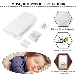 XinLan, precio barato, cortina de mosquitos, imanes de red, previene insectos, puerta, malla, cortina de puerta - Product Image 5