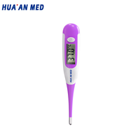 Termometer Digital Veteriner HUA'AN MED, Termometer Fleksibel untuk Pengukuran Suhu Hewan Peliharaan