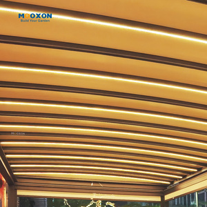 <span class=keywords><strong>Toldo</strong></span> retráctil montado en la pared para instalación de pérgola o <span class=keywords><strong>toldo</strong></span> con iluminación integrada y sombra impermeable - Product Image 4