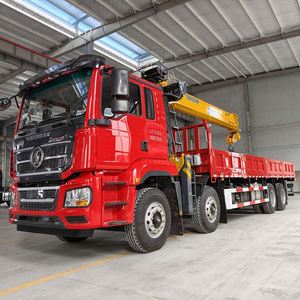 Grúa Montada en Camión Shacman 8*4 de Brazo Recto Grande, 360hp, para Equipos de Construcción - Product Image 3