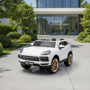 2-6 Yaş Arası Unisex Çocuklar İçin İki Koltuklu, ABS Plastikten Üretilmiş, Elektrikli, Dört Tekerlekli, Arazi Tipi, Uzaktan Kumandalı Çocuk Arabası - Product Image 5