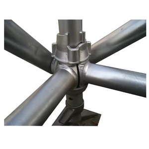 Sistema de andamios Cuplock, terminal de acero fundido personalizado, galvanizado en plata - Product Image 1