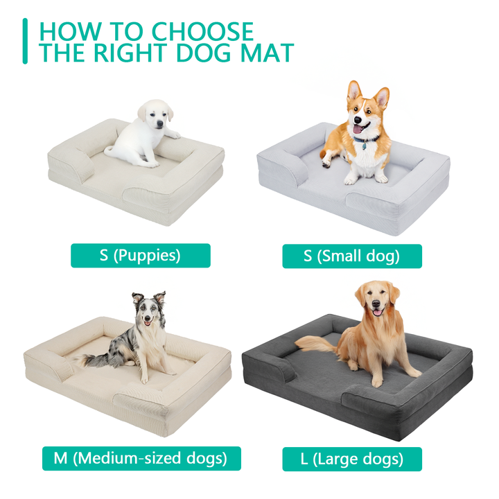 Image showcasing Luxury Orthopedic Memory Foam Dog Bed with Removable Cover