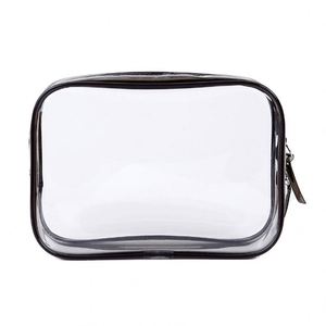Bolsa de Aseo Transparente para Viaje, Impermeable, Tamaño Cuarto de Galón, Organizador de Maquillaje de PVC para Mujer - Product Image 5