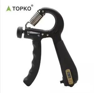 TOPKO regolabile conteggio impugnatura a mano rinforzante per esercizi di forza a mano con impugnatura regolabile