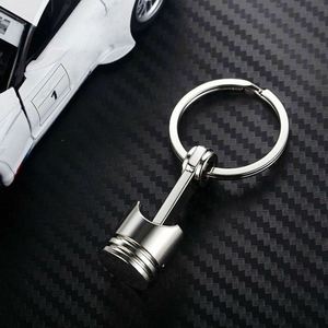 Porte-clés créatif en métal style piston de moteur de voiture, modèle de piston, pendentif clé, accessoires de décoration pour voiture - Product Image 2