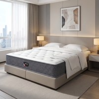 Matelas de qualité hôtelière pour lit double Queen Size, matelas hybride à ressorts ensachés 7 zones, meubles de chambre à coucher