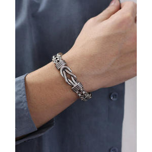 Hotsale Stainless Steel Chain love Knot Magnetic <b>Bangle</b> Bracelet Jewelry Stainless Steel for <b>Men</b> - Product Image 6