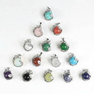 Fournisseur en gros de pendentifs en pierres précieuses naturelles, pendentifs en argent sterling 925, fabrication de bijoux pour femmes - Product Image 1