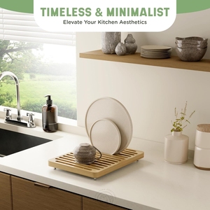 <span class=keywords><strong>Escurridor</strong></span> <span class=keywords><strong>de</strong></span> <span class=keywords><strong>Platos</strong></span> <span class=keywords><strong>de</strong></span> Bambú con Tapete Absorbente <span class=keywords><strong>de</strong></span> Piedra, <span class=keywords><strong>Escurridor</strong></span> <span class=keywords><strong>de</strong></span> <span class=keywords><strong>Platos</strong></span> para Encimera <span class=keywords><strong>de</strong></span> Cocina para <span class=keywords><strong>Platos</strong></span>, Tazas <span class=keywords><strong>y</strong></span> <span class=keywords><strong>Vasos</strong></span> - Product Image 6