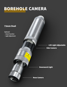 300M Kabel Lier Waterdicht Goed Onderwater Video Pijp Inspectie 73Mm Dual Diep Waterboring Camera Apparatuur Set - Product Image 4
