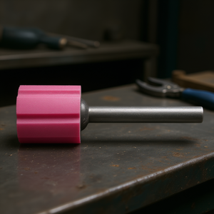 Disco de Pulir Vitrificado Fervi Rosa de 12 mm de Diámetro para Pulido de Precisión - Product Image 3