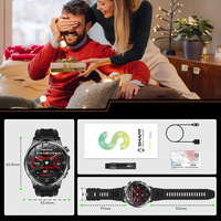 Reloj Inteligente Deportivo HD AK95 con Asistente de Voz IA, Pantalla HD de 1.85'' 360*360, Resistente al Agua IP68, Monitor de Ritmo Cardíaco, para Android e iOS