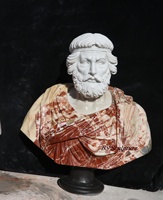 Statue de david en marbre blanc de pierre naturelle grandeur nature d'art grec célèbre