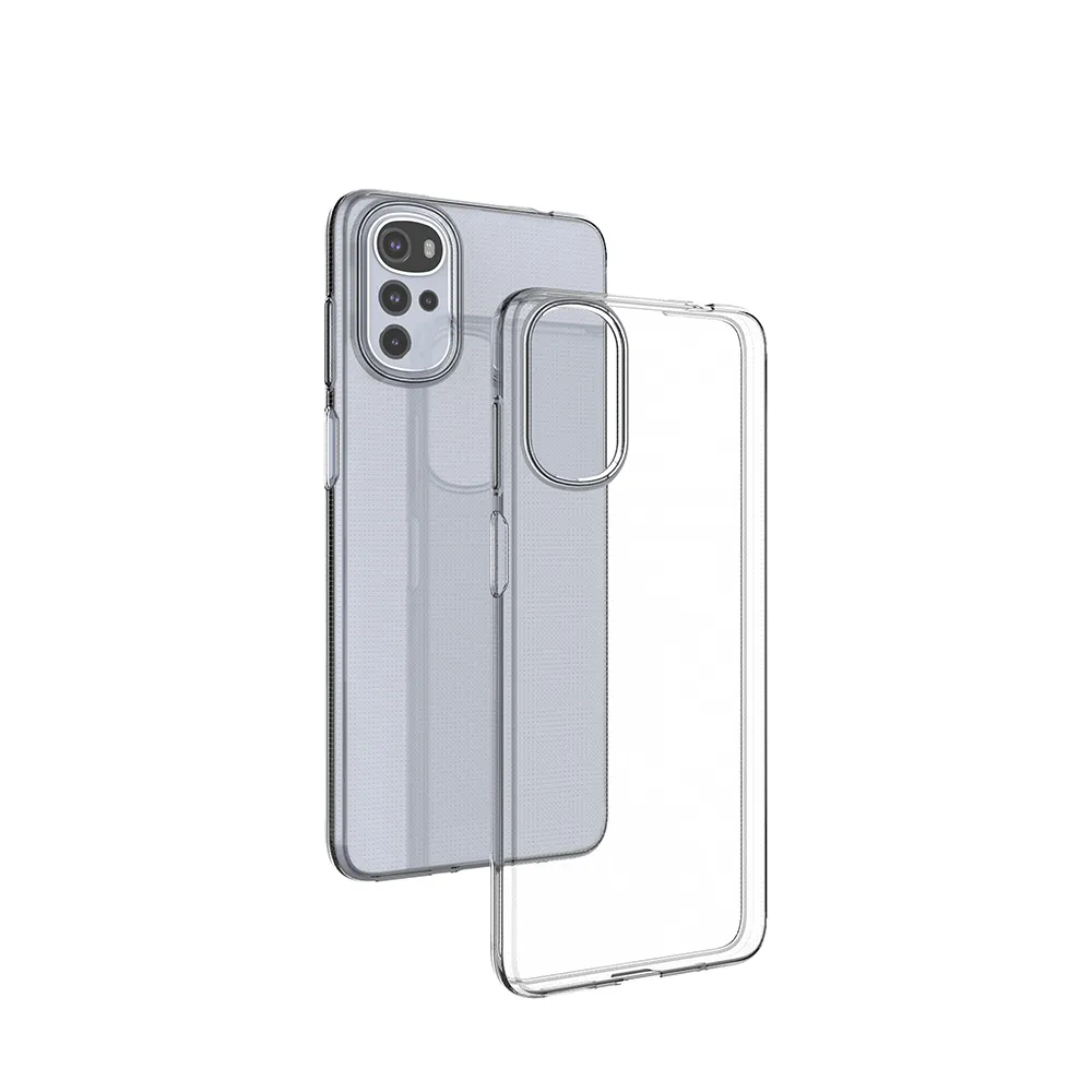 For Moto G22 Clear Phone Case, Ultra Slim Thin Flexible TPU Gel Rubber Soft Skin Back Cover For Motorola Moto G22 G52 G31 G71