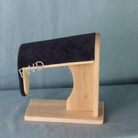 Planche à repasser professionnelle en bois de hêtre pour tailleur, marteau de tailleur avec revêtement en tissu