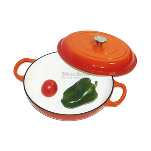 Casserole émaillée en fonte avec couvercle pour la maison - Product Image 4