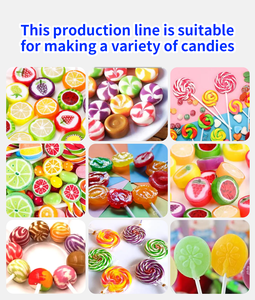 Volautomatische Lolly Snoep Maken Aangepaste Kleur En Grootte Automatische Lolly Deponeren Productielijn - Product Image 6