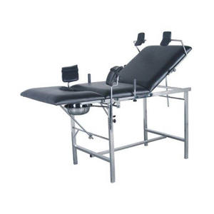 अस्पताल पोर्टेबल वितरण कुर्सी क्लिनिक टेबल स्त्रीरोगों प्रसूति परीक्षा बिस्तर स्टेनलेस स्टील - Product Image 2