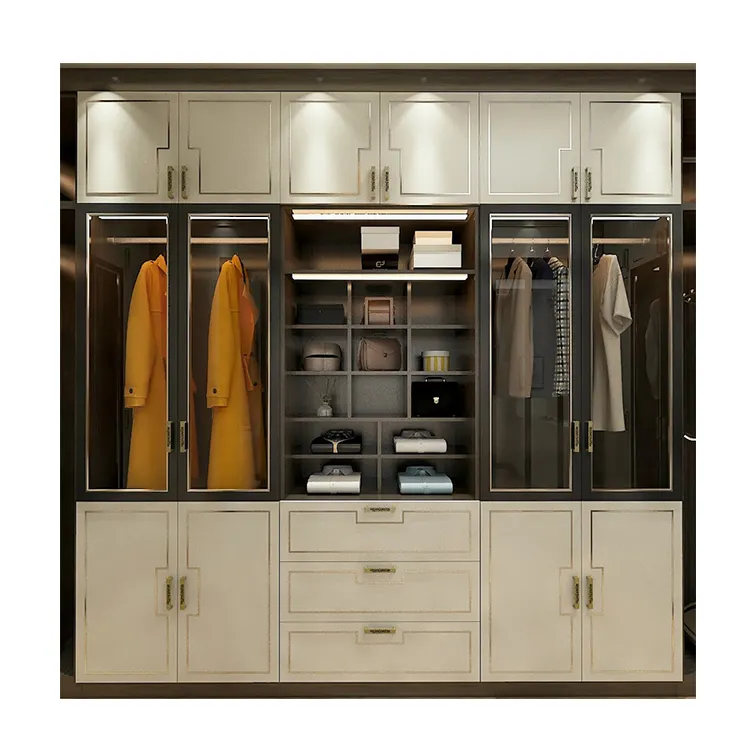 2020 Hot Koop Factory Supply Modern Design Professionele Slaapkamer Meubels Garderobe Kast