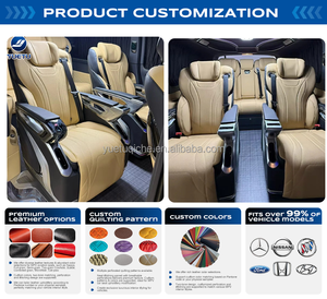 Asiento de Coche de Cuero Ajustable con Función de Calefacción y Masaje Eléctrico, <span class=keywords><strong>Precio</strong></span> de Fábrica Personalizado para Benz Vito W447 - Product Image 4
