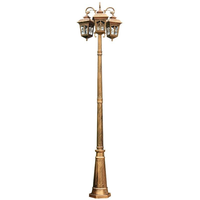 Lampe de jardin LED de haute qualité, nouveau design, best-seller, pour cour, pelouse, avec poteau en aluminium, étanche IP65, lampadaire