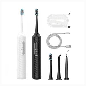 فرشاة أسنان كهربائية 2 في 1 محمولة مع فرشاة أسنان فرشاة أسنان وفرشاة أسنان للفم للسفر والمنزل - Product Image 1
