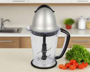 Picadora Eléctrica de Alimentos, Máquina para Moler Carne, Mezcladora de Verduras y Frutas, Procesador de Alimentos con Recipiente de Plástico de 1.5L y Cuchillas de Cobre Puro - Product Image 6