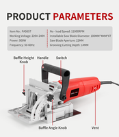 Scie à marbre KAFUWELL PA5657 900w 110mm 13000rpm, machine à découper le marbre manuelle de haute qualité