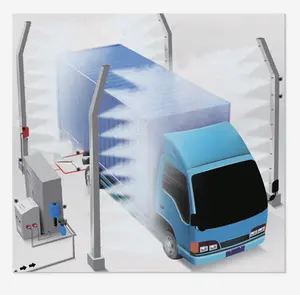 Máquina de atomización ultrasónica para camiones, túnel de desinfección, esterilizador de pulverización para vehículos