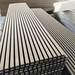 Pannelli Fonoassorbenti Impermeabili in Stile Moderno, Pannelli Isolanti Acustici <span class=keywords><strong>Effetto</strong></span> <span class=keywords><strong>Legno</strong></span>, Pannelli a Striscia Fonoassorbenti per Pareti - Product Image 3